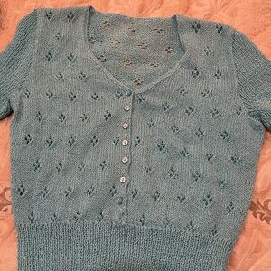 Elegant Teal Women's Sweater